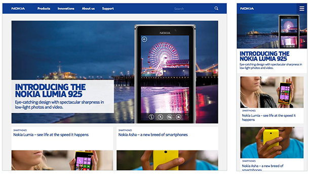 Nokia website