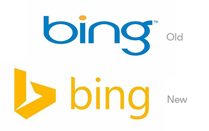 Bing new vs old logo