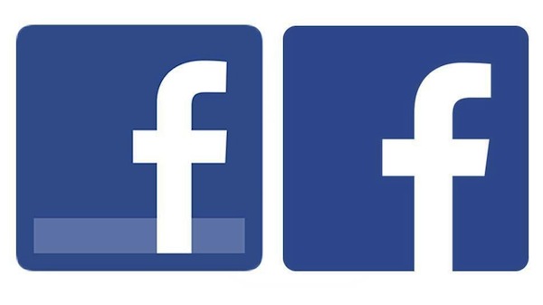 Facebook old vs new logo