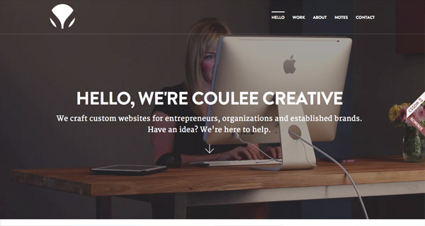 Website with video - Coulee Creative