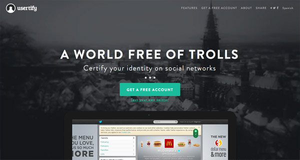 Website with video - Usertify