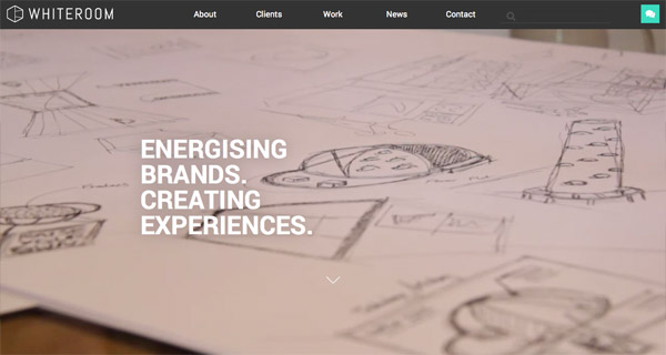 Website with video - Whiteroom