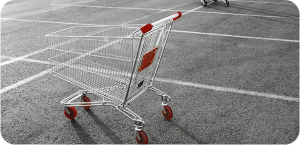 Abandoned shopping cart
