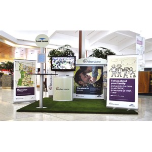 Lend Lease Atherstone Project Pop Up Display