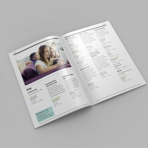 City of Gold Coast Calendar of Events Brochure Design