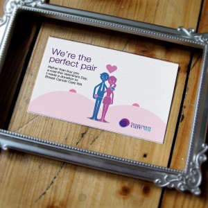 Breast Cancer Care WA Valentine's Day Gift Card Design