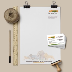 Savanna Pride Stationery Design