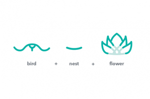 The Beauty Nest logo elements