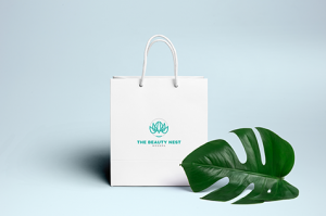 The Beauty Nest paper bag front